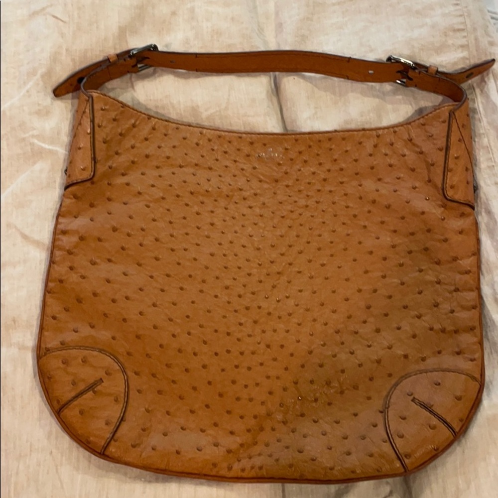 Belstaff ostrich tote